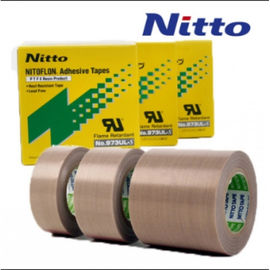China Fita de alta temperatura da fibra de vidro do Teflon de Nitto 973UL PTFE com esparadrapo do silicone fornecedor