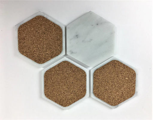 China Base de Cortiça Autoadesiva | Hexágono | Para Bases de Azulejo Hexagonal de 10cm fornecedor