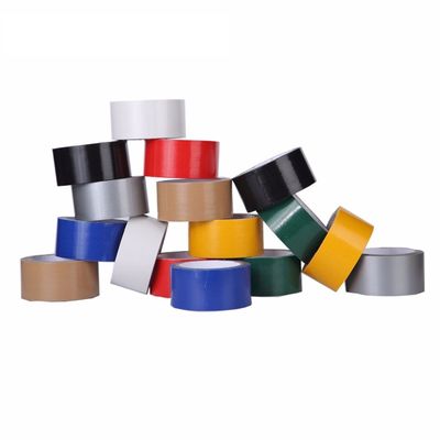 China Fita adesiva colorida PE, fita colorida impermeável de pano do vermelho da fita 48mm da película protetora fornecedor