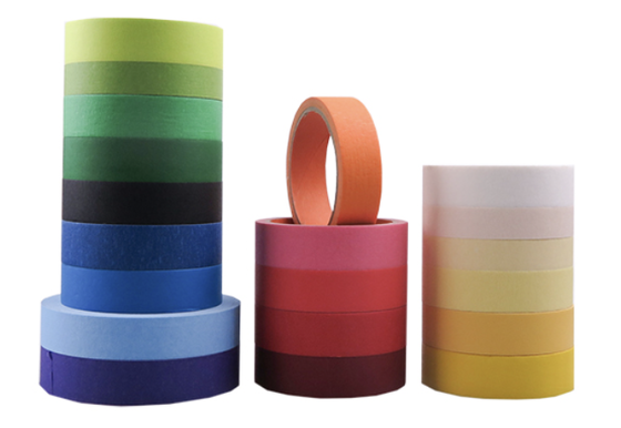 China Fita Crepe para Mascaramento | Boa Resistência ao Calor | Automotivo | Fita Crepe Colorida para Pintura | Para Decoração fornecedor