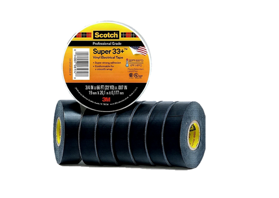 China 3M Scotch 33+ | Electrical Tape | Insulation | Black | PVC Vinyl fornecedor