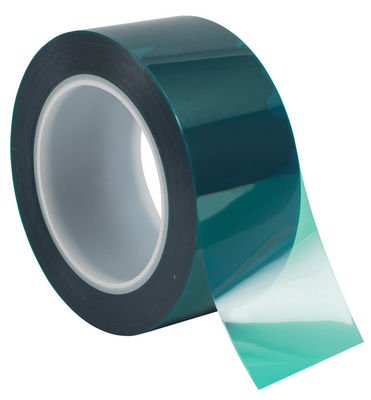 Tape de mascaramento de alta temperatura. Tape verde de poliéster. Adesivo de silicone. fornecedor