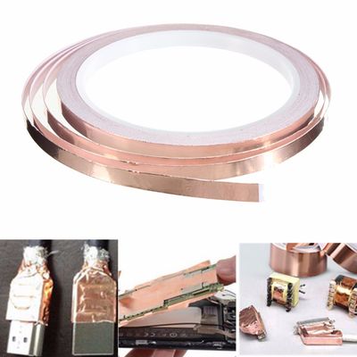 fita de papel de cobre. fita elétrica condutora. com adesivo condutor. para proteção EMI. fornecedor