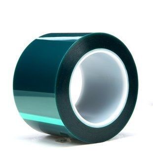 3M 8992 fita. Banda verde de poliéster. Máscara de alta temperatura. Adesivo de silicone. Verde escuro. fornecedor