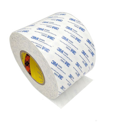 3M 9448A. Tela de tecido de dois lados. Adesivo acrílico. Espessura 0,15 mm. Branco. fornecedor