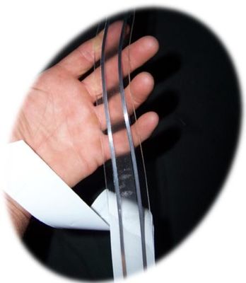 Banda de choque para pássaros. 1 mm. Elétrica. Com tiras de alumínio. Para dissuasão contra pássaros. fornecedor
