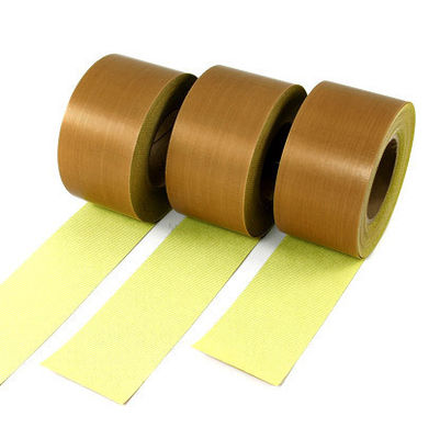 Tape de fibra de vidro revestida de PTFE 3 milis/5 milis Adesivo de silicone para máquina de vedação térmica fornecedor