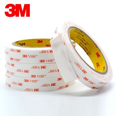 3M 4945 ♪ Acrílica Foam Tape ♪ Duplo Lado ♪ Branco ♪ 1,1 mm de espessura ♪ 25mm x 33m fornecedor