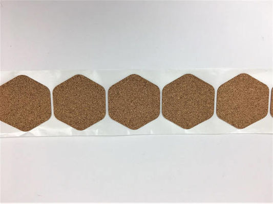 Base de Cortiça Autoadesiva | Hexágono | Para Bases de Azulejo Hexagonal de 10cm fornecedor