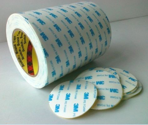 3M 1600T. espuma de PE duplo revestido. corte de beijo. para placa de identificação. adesivo de apoio de gancho. fornecedor