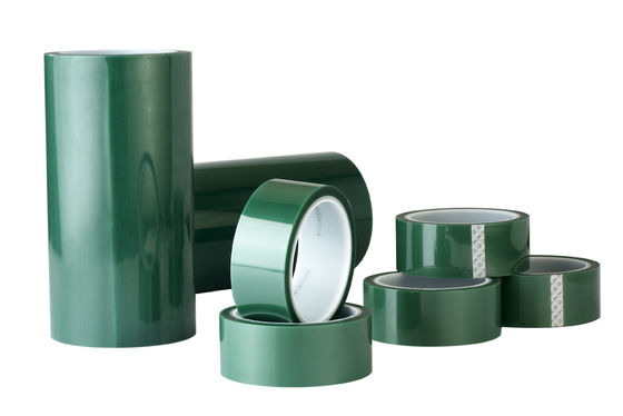 fita PET verde mascaramento de alta temperatura 0,06 mm/0,09 mm adesivos de silicone fornecedor