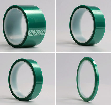 fita PET verde mascaramento de alta temperatura 0,06 mm/0,09 mm adesivos de silicone fornecedor