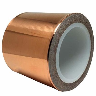 Fita de Folha de Cobre | Alta Condutividade | Blindagem EMI RFI | Espessura de 0,06 mm | Com Adesivo Condutivo fornecedor