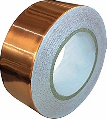 Fita de Folha de Cobre | Alta Condutividade | Blindagem EMI RFI | Espessura de 0,06 mm | Com Adesivo Condutivo fornecedor