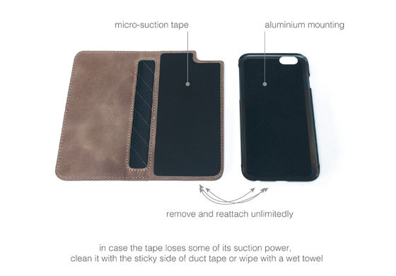 Micro fita da sução com material Nano para a fabricação do suporte do telefone da caixa do telefone fornecedor