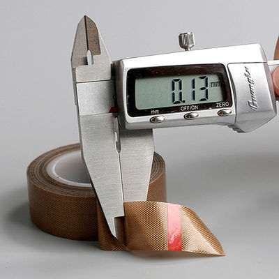 Aqueça da fibra de vidro resistente do Teflon PTFE da temperatura a fita adesiva para o calor - embalagem de selagem fornecedor