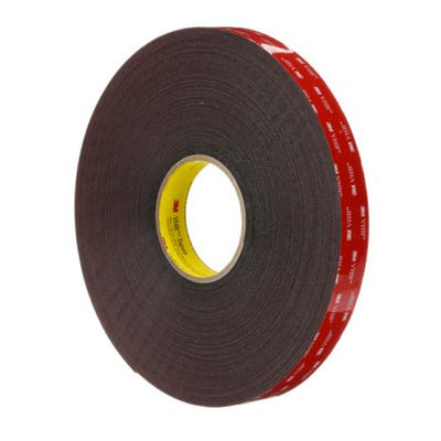 3M PT1100 | Dupla Face | Automotivo | Adesivo Acrílico | Espuma Preta | 1.14mm de Espessura
